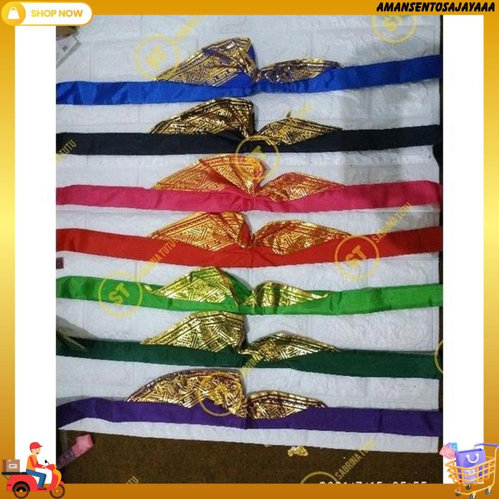 Udeng Pencak Silat Udeng Bali Udeng Seni Ikat Kepala Setengah Jadi Termurah Bisa Cod Gratis Ongkir
