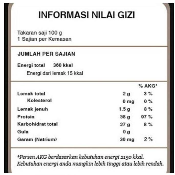 Processed - Paket 2 Varian Proteina Plus / Protein Nabati / Daging Nabati