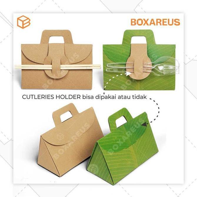 Posizioni- Bungkus Nasi Rice Pack Lunch Box Kemasan Kertas Makanan | Fp 189