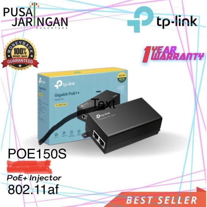 TP-Link TL-POE150S PoE Injector PoE Adaptor Gigabit