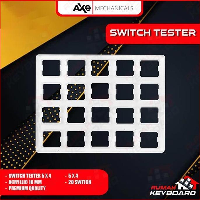 Lengkapjaminan- Lube Station - Switch Tester - Mechanical Keyboard - Acrylic