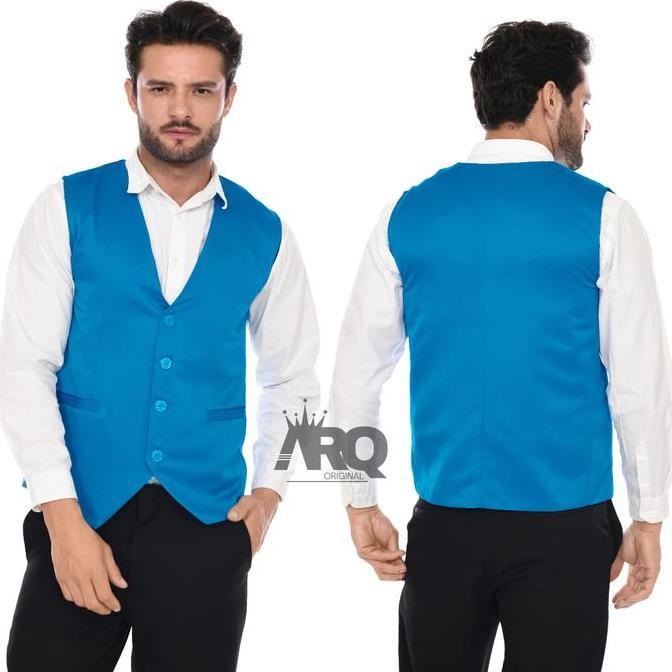 Uomo- Jas Rompi Hitam Pria Model Slimfit Termurah