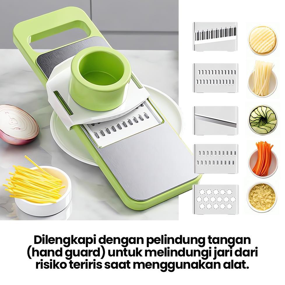TERMURAH Alat pemotong sayur multifungsi, mesin parut kentang, alat pengiris sayur dapur, alat parut
