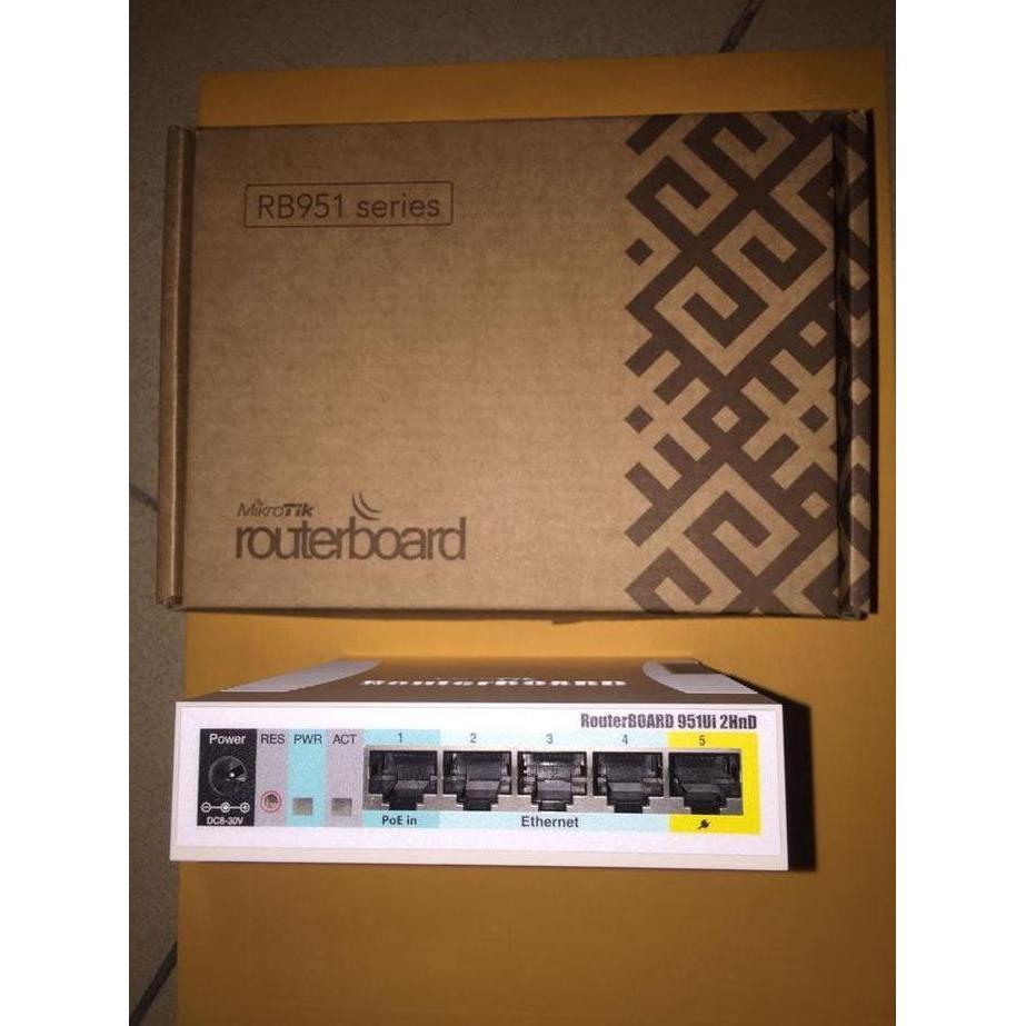 Mmhstore- Mikrotik Router Wireless Rb951Ui-Hnd/ Rb 951Ui / Mikrotik 951Ui
