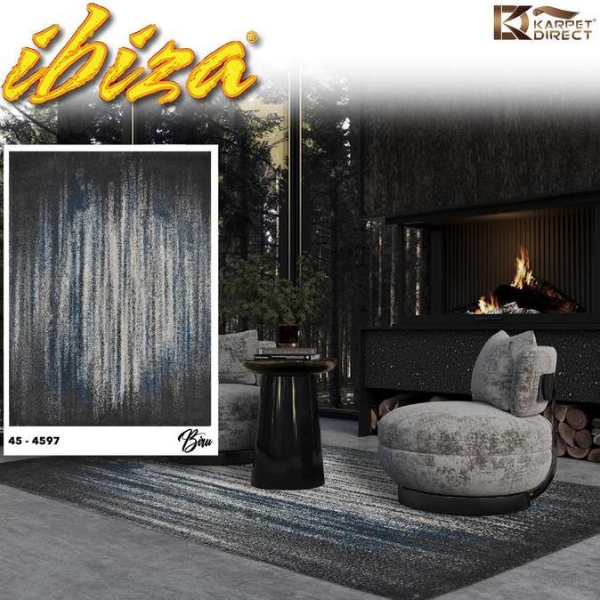 [Karpet Direct] Ibiza Karpet (Biru) 167x225 cm- Kode 45-4597