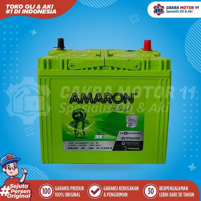 Aki Gojek Only Amaron Hilife Ns 60 / 55B24R 45Ah