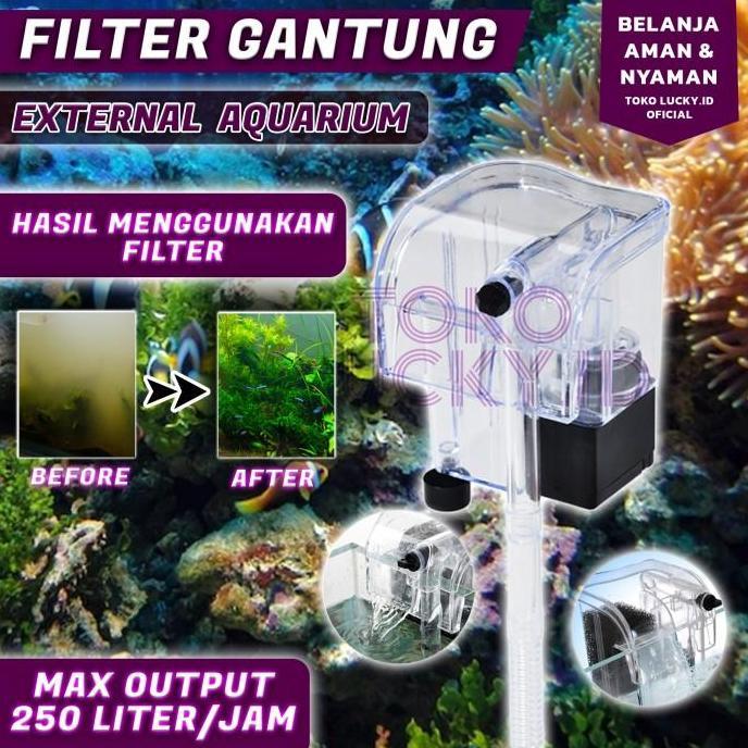 mamduhsikar77 - filter aquarium mini top akuarium saringan kolam air terjun aquascape