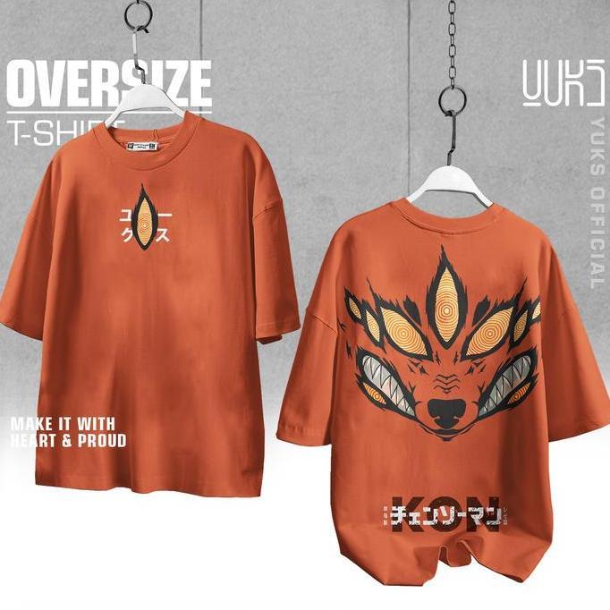 Superiore- Kaos Oversize Fox Devil Cotton Combed 24S Yuks Off Pria Wanita Unisex Tshirt Keren Kaos D
