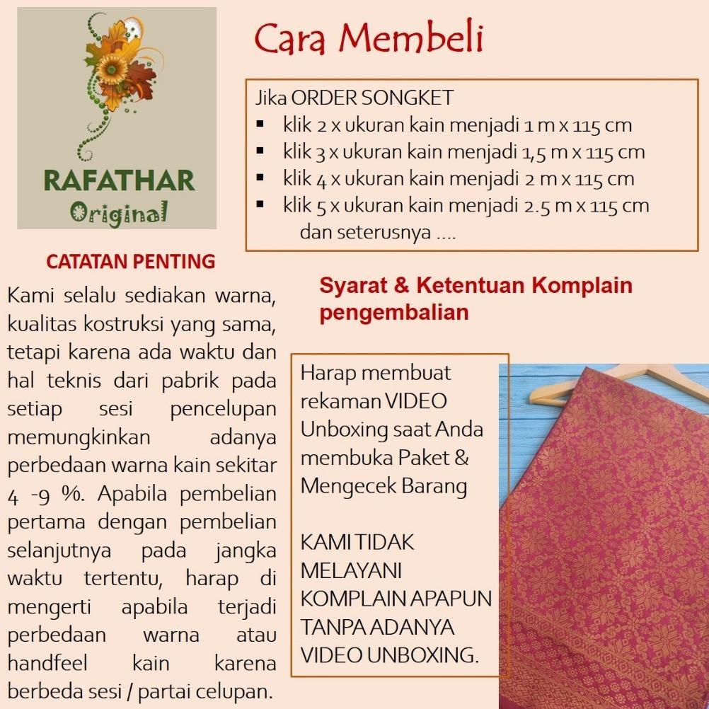 Limited Kain Songket Palembang Songket Meteran Kain Songket Meteran Bakal Rok Songket Kain Tenun Son