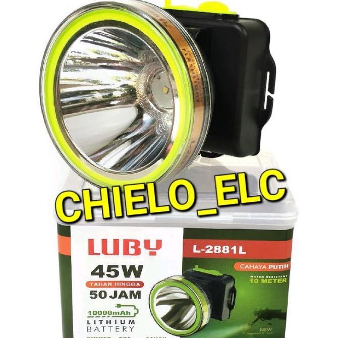 TERMURAH - SENTER HEAD LUBY 2881 SENTER KEPALA LUBY L2881, LUBY L2881L L2881K, ORIGINAL Kuning