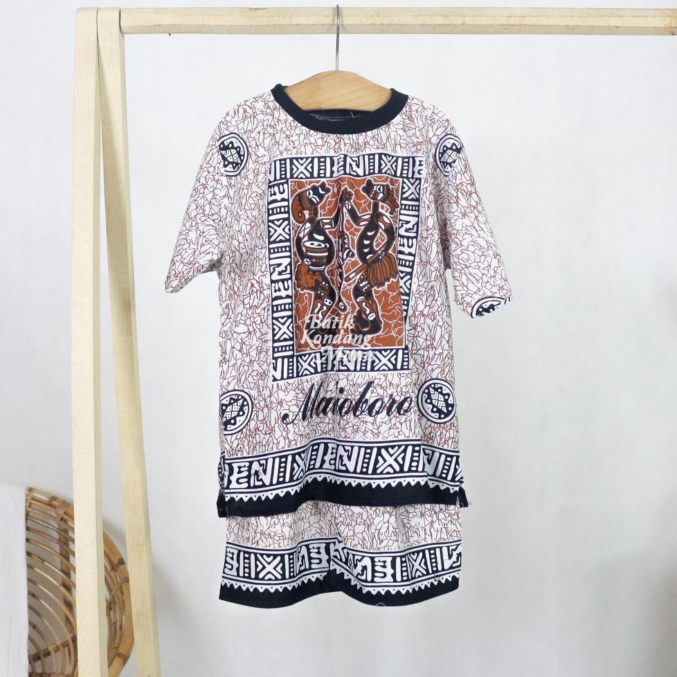 Promo Setelan Anak  Batik Bahan Rayon Jogja || Baju Anak Cowok Cewek Oleh Oleh Jogja