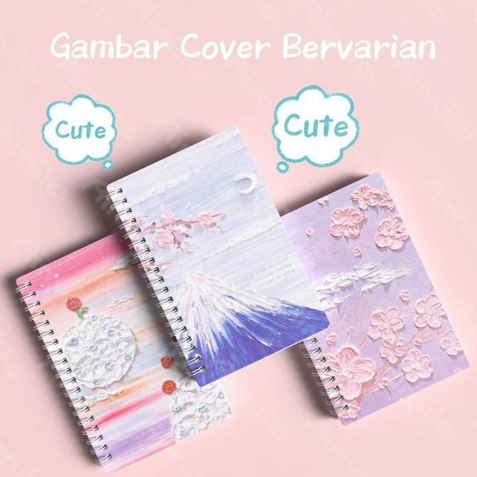 Seratiyastiga1 - [READY] 8PCS Aimilo Notebook A5 Buku Diary Aesthetic Buku JurnaAl Buku Catatan Buku