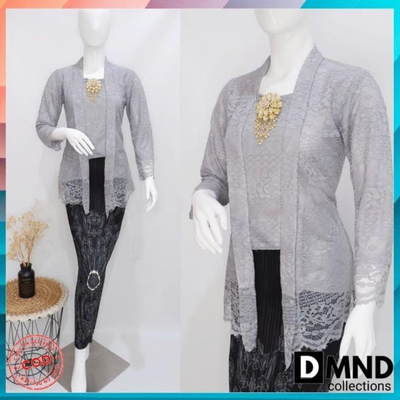 Premium Set Kutu Baru Brokat - Kebaya Kutu Baru Modern - Kebaya Wisuda - Kebaya Modern - Brokat