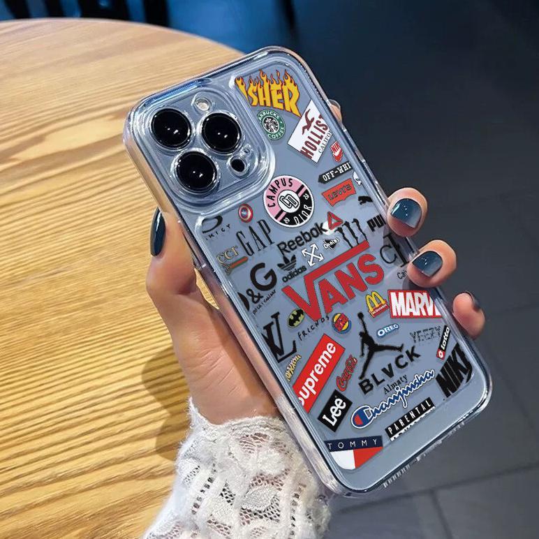 CUCI GUDANG COD Casing hp Cangkang bahan silikon tahan guncangan dan tahan jatuh TPU Material New Ti