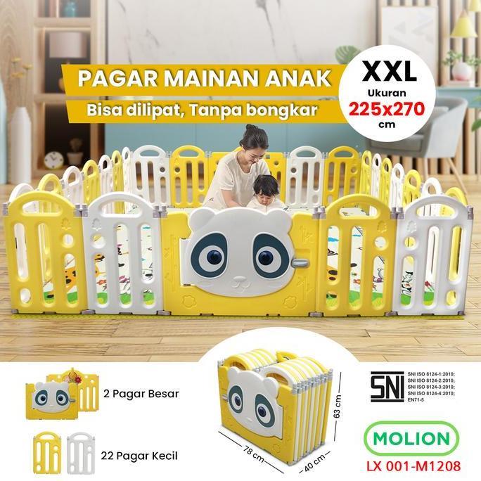 Deri_fans - SPEEDS SNI Pagar Bayi Pagar Set Anak Pagar Bayi Bermain Playpen 001-M1208