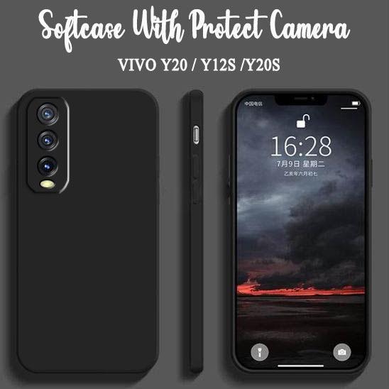 BEST SALE Softcase Macaron Polos For Vivo Y20 Y12S Y20S - Case HP Vivo Y20 Y12S Y20S - Casing HP Viv