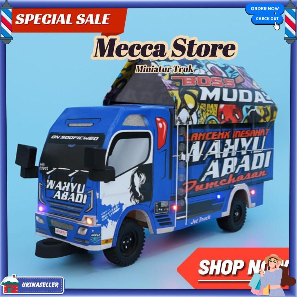 ( Cod ) Truk Oleng Wahyu Abadi Besar Panjang Bisa Custom Foto Dan Nama Di Pintu Belakang Ready Stock