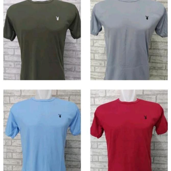 DY67 - KAOS POLOS BAJU DALAM PRIA OBLONG T-SHIRT BODYFIT PLAYBOY