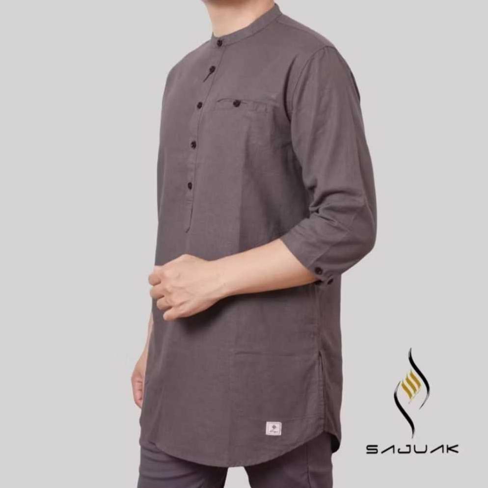 NEW SAJUAK Baju Koko Kurta (Kurta 3/4) || Kurta Pakistan || Baju Koko Pria || Baju Muslim Pria