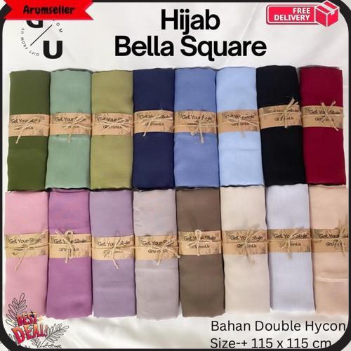 Kado Cewek Aesthetic/Hampers Hijab Bela Square/Hampers Lebaran Tidak Kaleng-Kaleng