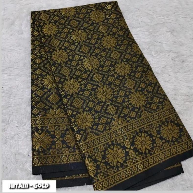 Awet Kain Songket Palembang/ Kain Songket Meteran/ Kain Songket Asli Premium /Bahan Kain Rok Kebaya 