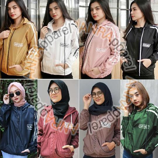 Sales Kuxu Jaket Kuxu Hoodie Resleting Wanita - Jaket Parasut Hoodie Zipper Wanita - Jaket Sporty Wa