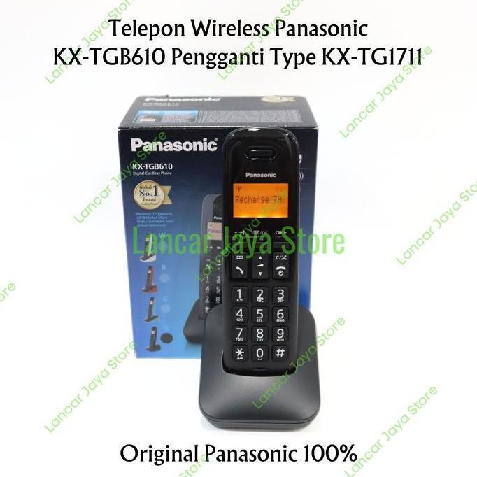 TERBARU - Telepon Rumah Wireless Panasonic/Telpon Wireless Panasonic KX-TG1711