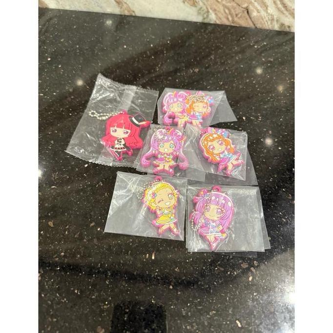 HOT SALE AIKATSU X PRIPARA THE MOVIE KEYCHAIN GANCI AKARI HINAKI SOPHY SUMIRE LAALA TERMURAH