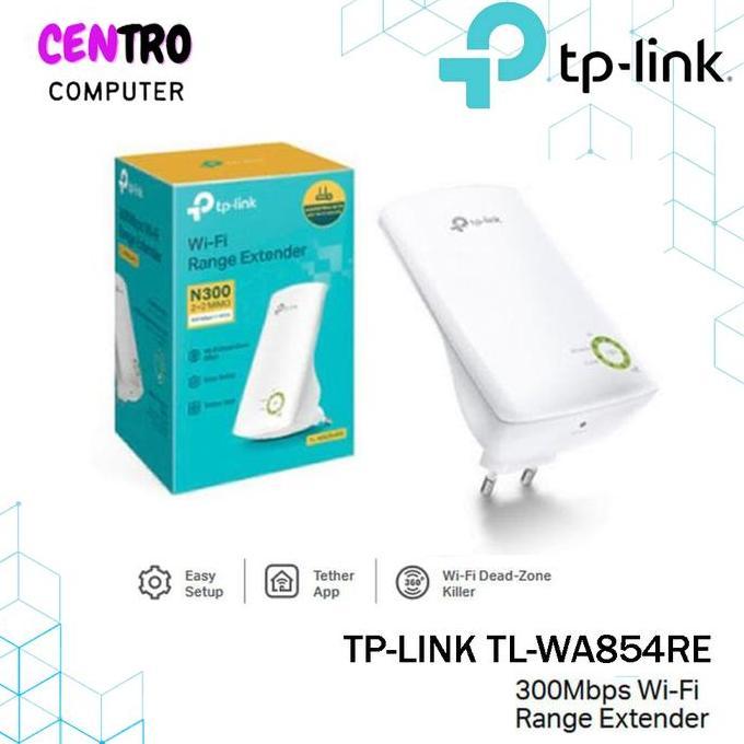 TERBARU - TP LINK Wifi Extender TL WA854RE MIMO TP Link Wifi Repeater N300 Wifi