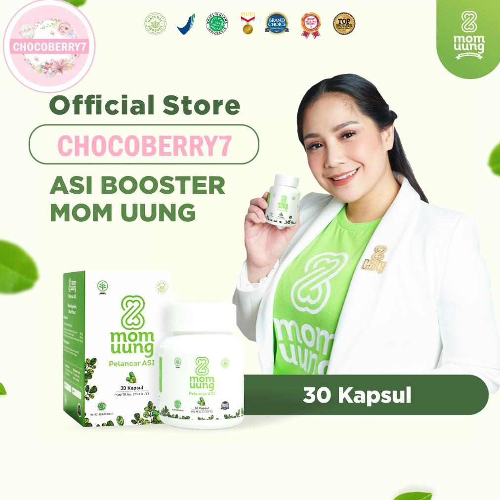 ASI Booster Mom Uung NEW FORMULA 30 kapsul / 60 kapsul Pelancar ASI Ekstrak daun kelor MomUung Tange