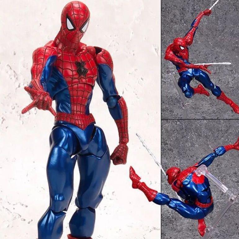 revoltech amazing spiderman figure spiderman far from home spiderman marvel figure home coming shf s