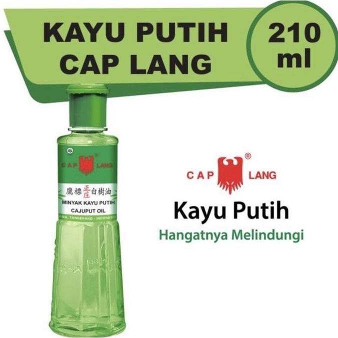 NEW MINYAK KAYU PUTIH CAP LANG 210 ML / CAP LANG MINYAK KAYU PUTIH 210 ML ORI