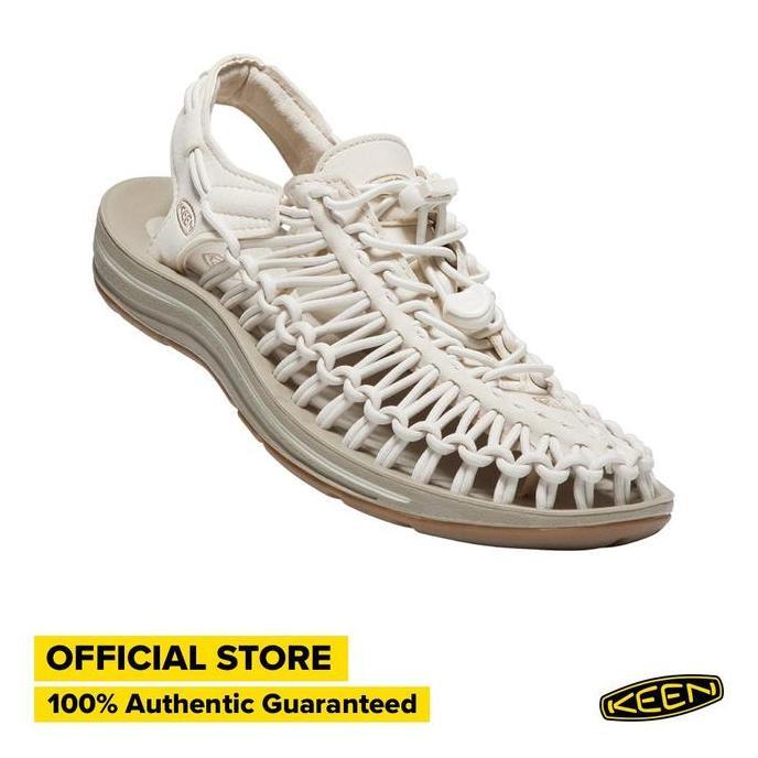Sepatu Sandal Pria KEEN Uneek - Whitecap/Cornstalk