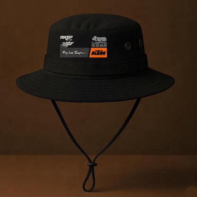 MURAH LEBAY Topi Rimba Premium Race Topi Gunung Outdoor Hiking Camping Jungle Hat Pria Wanita Logo K