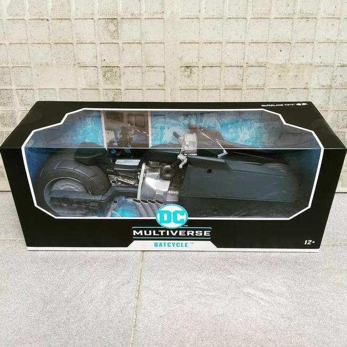 MCFARLANE TOYS DC MULTIVERSE BATCYCLE BATMAN WHITE KNIGHT MOTOR CYCLE