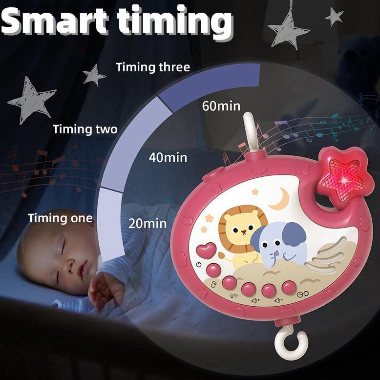 HOT DEALS ISABELLA Remote Control Memutar Bel Tempat Tidur / Crib Bell Toys / Crib Hanging Toys / Ma