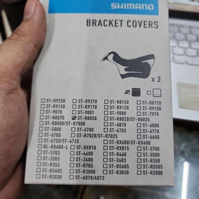 NEW Shimano Bracket Covers ST-R8050 Hood Cover Karet Brifter Ultegra Di2 Rim Brake R8050 Original Sh