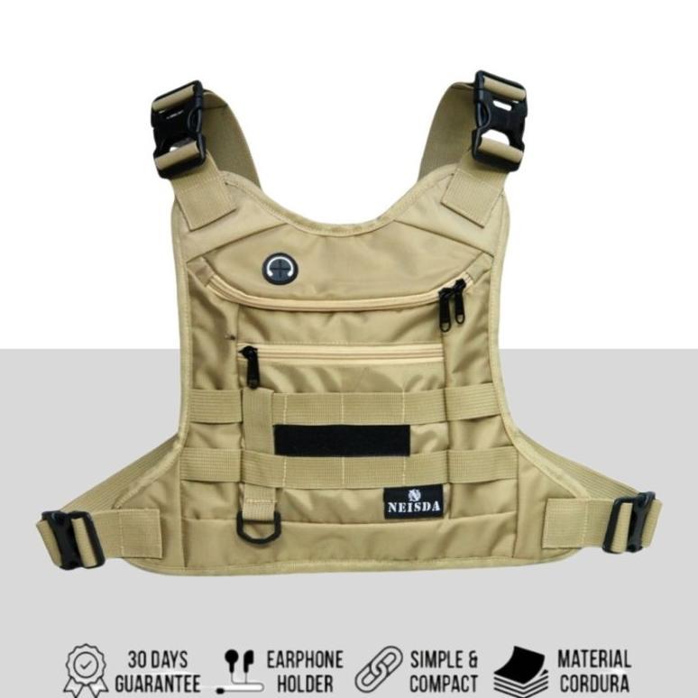 Tas Dada Pria Neisda Chest Bag Rompi Pria Bodypack Chest Bag Termurah