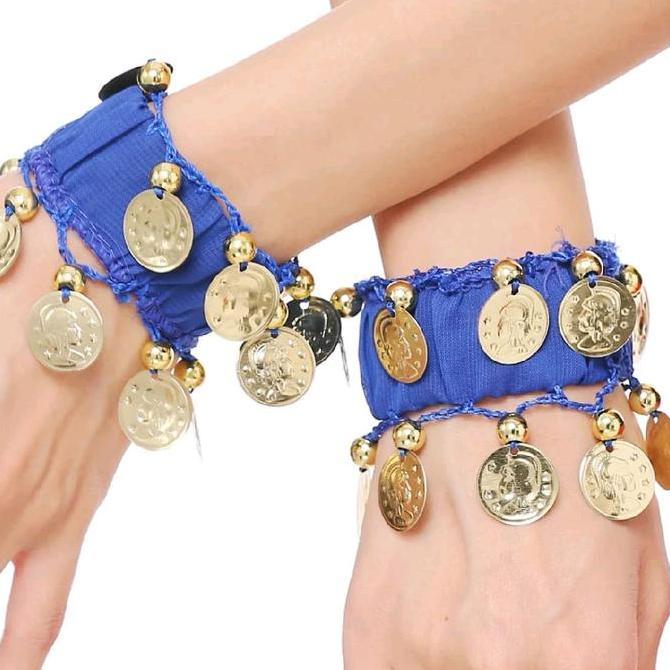 Kerincingan Belly Dance Gelang Belly Dance Gelang Belly Dance Coin Tari Perut Aksesoris Tari Anak Co