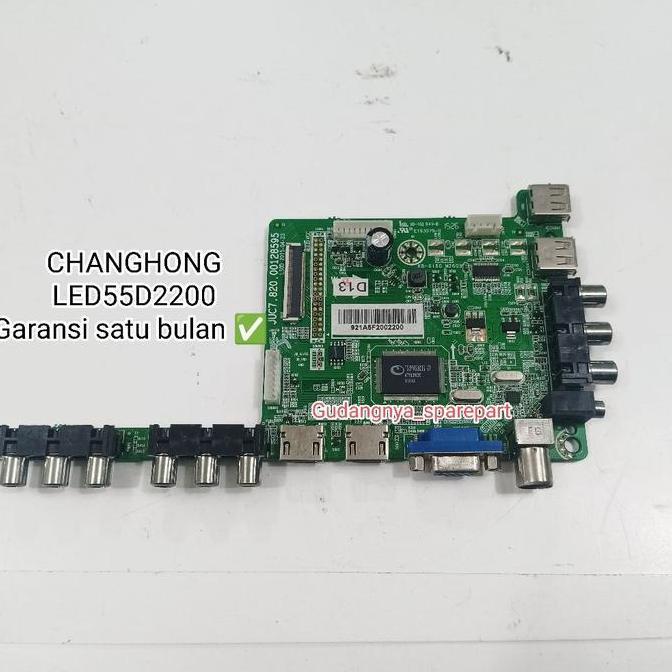 Mb CHANGHONG LED55D2200 55D2200 Mainboard mobo modul mesin tv CVCU32
