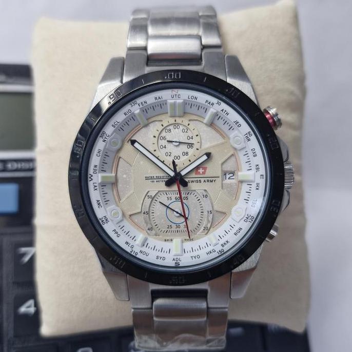 jam tangan pria SA HC7893 HC 7893 stainles steel