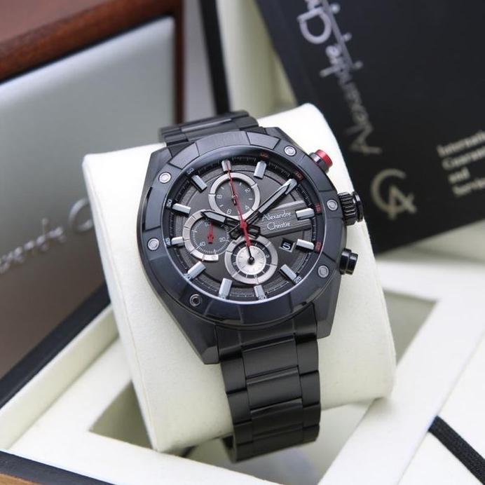 JAM TANGAN PRIA ALEXANDRE CHRISTIE AC6604 AC 6604 STAINLESS STEEL ORIG