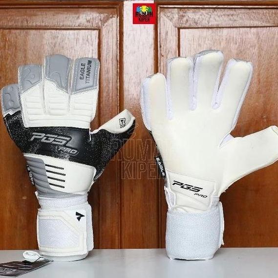 PGS EAGLE TITANIUM 2024 BLACK WHITE SKU : PGS 34 SARUNG TANGAN KIPER ORIGINAL DAN TERPERCAYA