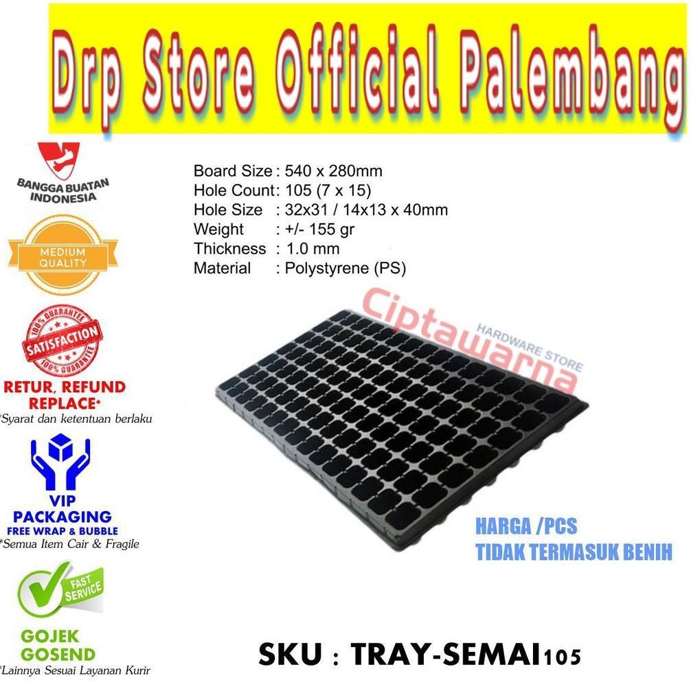 Promo Cod Tray Semai / Seedling Tray / Pot Semai Bibit Biji Tanaman - 105 Lubang ><