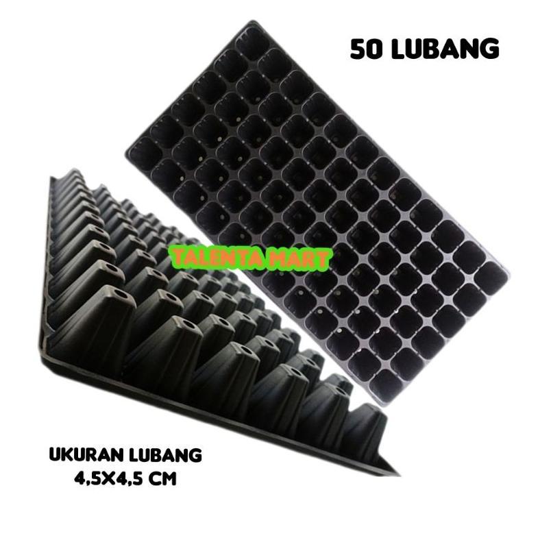 Promo Cod Tray Semai Pot Tray Seedling 50 Lubang Besar ><