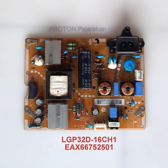 PSU LED TV LG 32LW541H 32LW541H-TD 32LW541H-TD.BTIWLJD Mesin Power Supply LCD LGP32D-16CH1 EAX667525