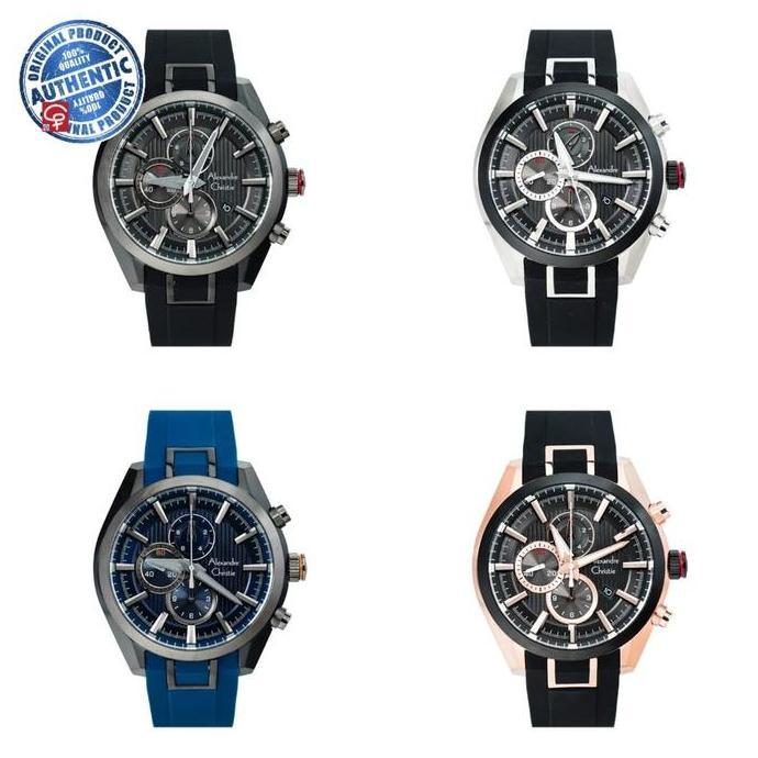 TALI KARET JAM TANGAN ALEXANDRE CHRISTIE AC6582 AC 6582 ORIGINAL 100% RUBBER BAND