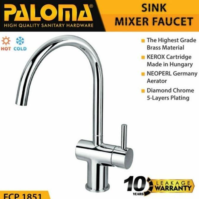 TERBARU - Keran Sink Kran Cuci Piring Dapur Kran Air PALOMA FCP 1851