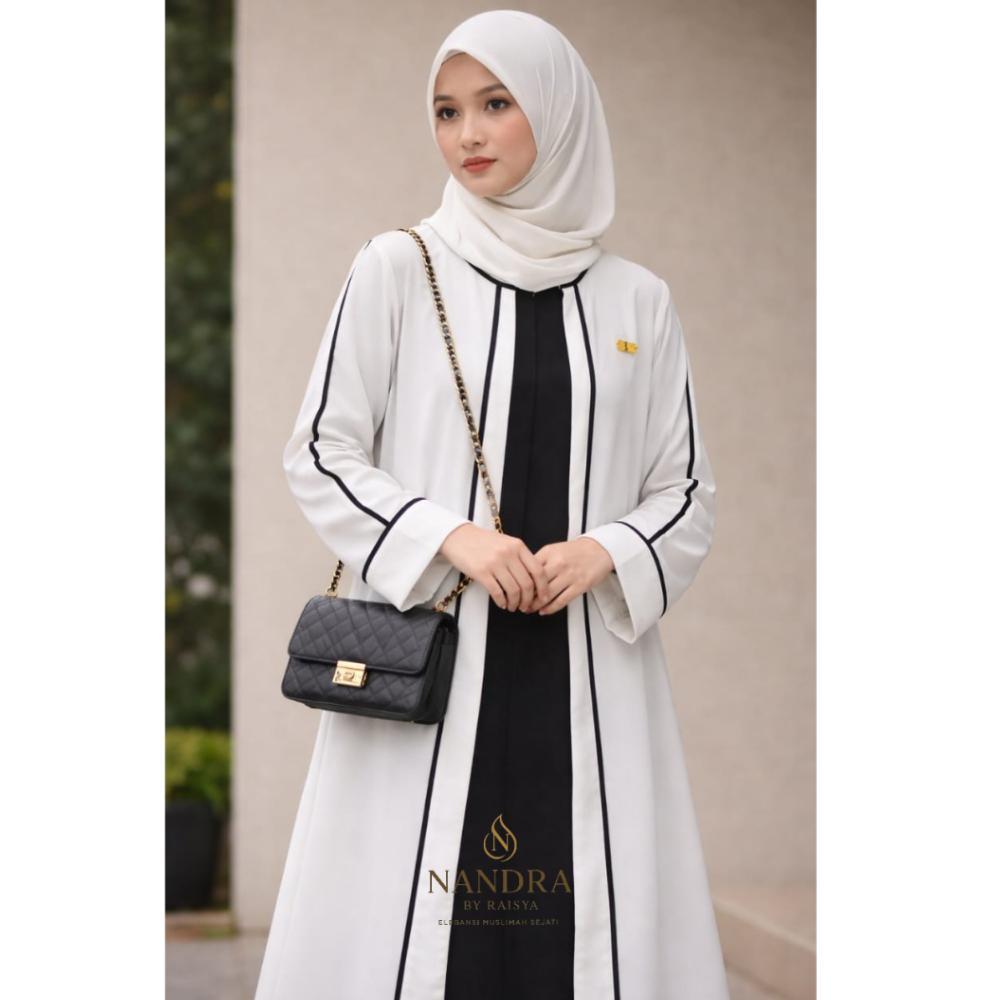 BIG SALE ABAYA RAISYA - ABAYA HITAM ELEGAN BUSUI FRIENDLY - GAMIS ABAYA TURKIYE - GAMIS ABAYA HITAM 