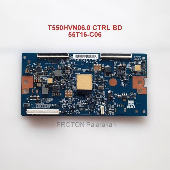 Tikon layar TV 55" T550HVN06.0 CTRL BD 55T16-C06 LCD panel Timing Control Board Sony Bravia KDL-55W8